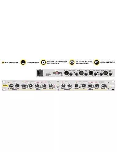 rocesador Sonido SKP Compressor Compresor/Expansor | 101dB