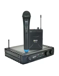 Sistema Micrófono Inalámbrico SKP UHF-282 Mano | 101dB 2