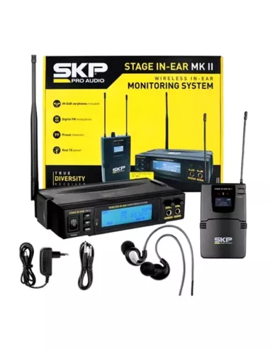 Sistema Inalámbrico In-Ear SKP Stage MK2 99 Canales | 101dB