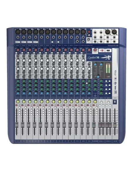 Soundcraft Signature 16 USB - 16 Canales-101dB