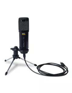 Micrófono Condensador SKP Podcast 400U USB | Plug & Play Profesional