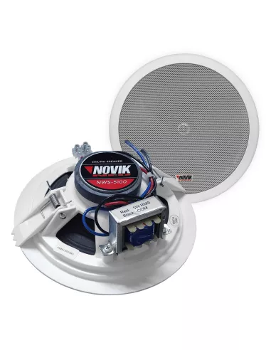 Parlante Instalación Comercial NOVIK NWS 5100 5" Full Range 5W RMS 8 Ohms Empotrar Techo