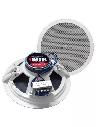 Parlante de Instalación NOVIK NWS 6120 6,5" Full Range 8W RMS 8 Ohms Empotrar Techo