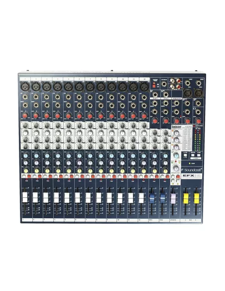 Soundcraft EFX12 | Mezclador 12 Canales con Efectos Lexicon – 101dB