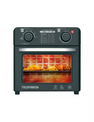 Freidora de Aire Sin Aceite Horno TELEFUNKEN AeroFryer 120 12Lts 1750W