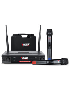 Set Micrófonos Inalámbricos Novik UNK-330 UHF | 101dB