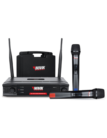 Set Micrófonos Inalámbricos Novik UNK-330 UHF | 101dB