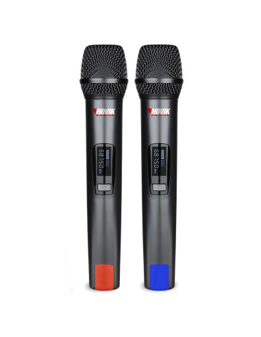 Set Micrófonos Inalámbricos Novik UNK-330 UHF | 101dB