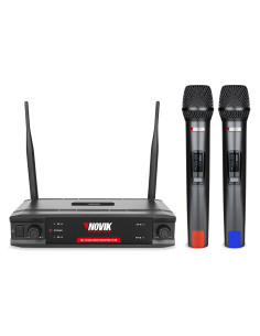 Set Micrófonos Inalámbricos Novik UNK-330 UHF | 101dB 2