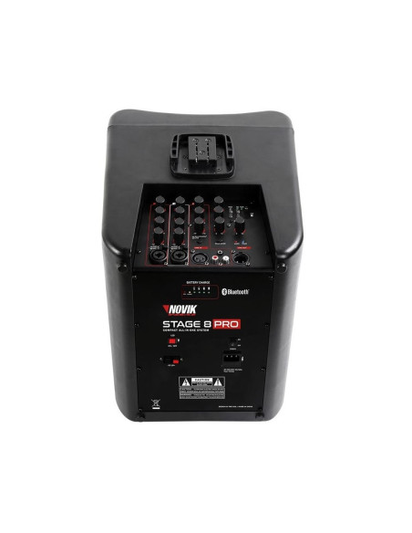 Novik STAGE 8 PRO | Sonido Pro 400W con Batería, Bluetooth y Luces RGB