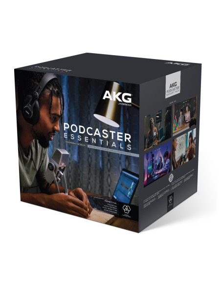 AKG Podcaster Essentials | Kit Profesional para Podcast y YouTube