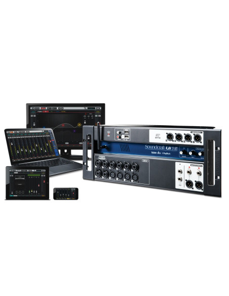 Consola Digital Soundcraft Ui16 Wi-Fi 16 Canales | 101dB