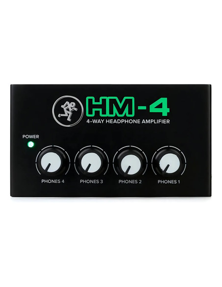 Mackie HM-4 | Amplificador Auriculares 4 Canales | 101dB