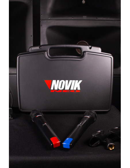 Set x2 Micrófonos Inalámbricos Novik UNK-660 UHF | 101dB