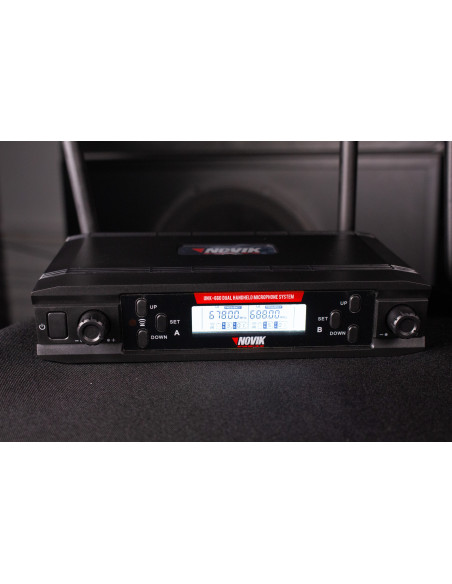 Set x2 Micrófonos Inalámbricos Novik UNK-660 UHF | 101dB