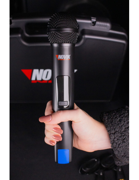 Set x2 Micrófonos Inalámbricos Novik UNK-660 UHF | 101dB