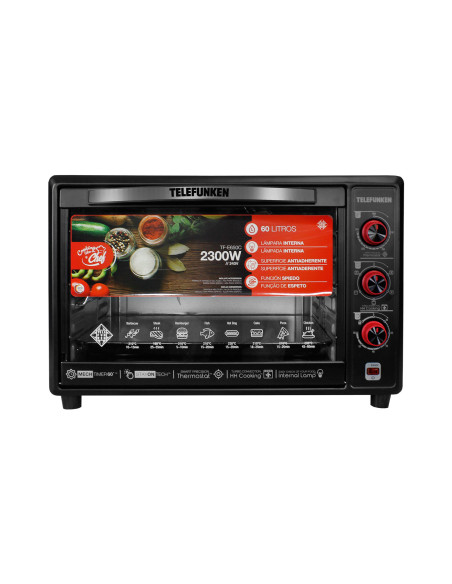 Horno Telefunken 60L Spiedo y Convección |  Al mejor precio en 101dB