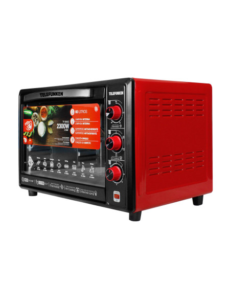 Horno Telefunken 60L Spiedo y Convección |  Al mejor precio en 101dB