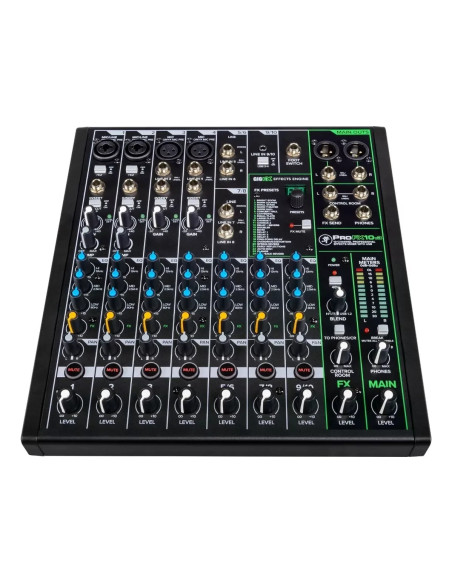 Mackie ProFX10v3 | Consola pasiva 10 Canales USB y Efectos | 101dB