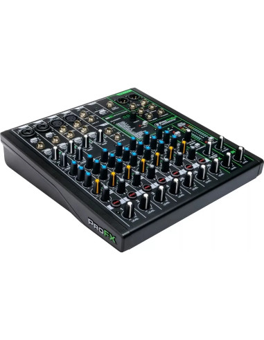 Mackie ProFX10v3 | Consola pasiva 10 Canales USB y Efectos | 101dB