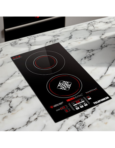 Anafe Vitrocerámico Telefunken AV2040 2 Hornallas | Empotrable