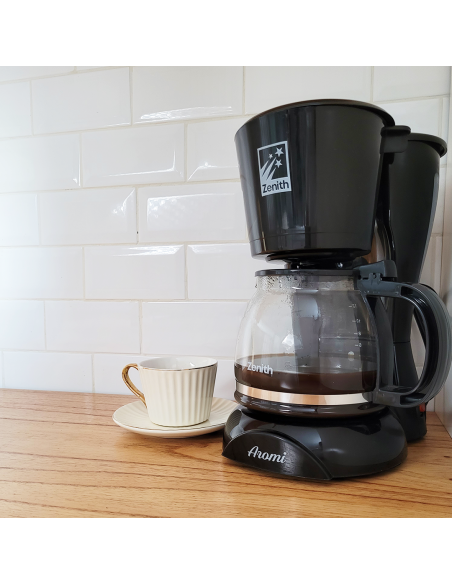 Cafetera Eléctrica Aromi 1.2L | Filtro Permanente y Antigoteo