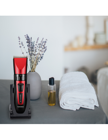 Cortadora de Pelo y Barba Telefunken TF-HC350 | 6 Peines + Cuchillas de Precisión