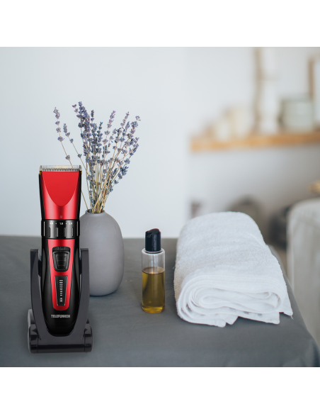 Cortadora de Pelo y Barba Telefunken TF-HC350 | 6 Peines + Cuchillas de Precisión