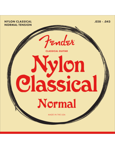Cuerdas Fender 100 Clear/Silver Guitarra Clásica | 101dB