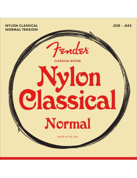Cuerdas Fender 100 Clear/Silver Guitarra Clásica | 101dB