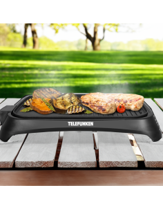 Parrilla Eléctrica Telefunken 1600W | Grill 1600W | Cocción Saludable y Rápida 2