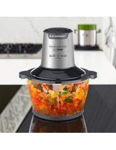 Picadora de alimentos BLAUPUNKT PRO BLADE 500 | 600W, Vidrio y Seguridad | 101DB 2