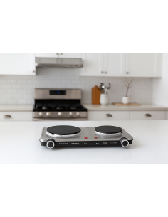 Anafe Eléctrico Doble Blaupunkt BP-AI12900 | 2400W y Placas Inox 2