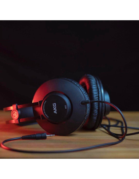 AKG K52 Auriculares Profesionales Over-Ear | Estudio, Hi-Fi y Monitoreo | 101db