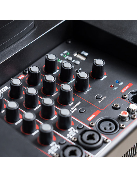 Novik STAGE 8 PRO | Sonido Pro 400W con Batería, Bluetooth y Luces RGB