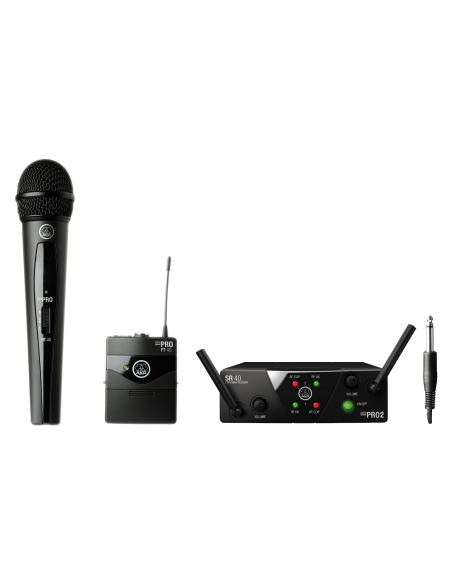 AKG WMS40 Mini Dual Vocal/Instrumental Set Inalámbrico | 101db
