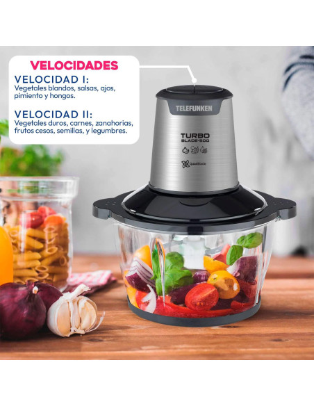Procesadora - Picadora de Alimentos Telefunken 600W | 101db