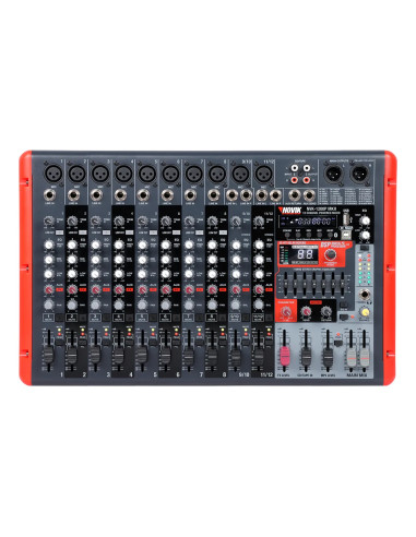 Consola Potenciada Novik NVK 1200W BT USB 12Ch | 101dB