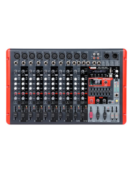 Consola Potenciada Novik NVK 1200W BT USB 12Ch | 101dB