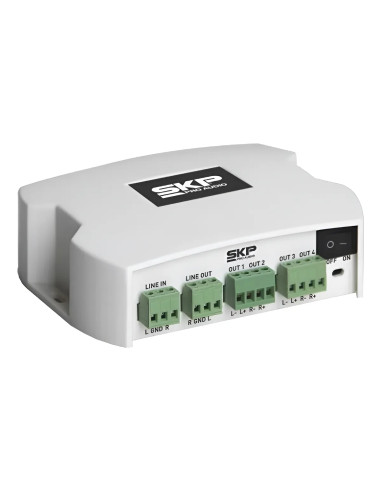 Amplificador de Pared SKP PW-104BT 4 Canales Bluetooth | 101dB