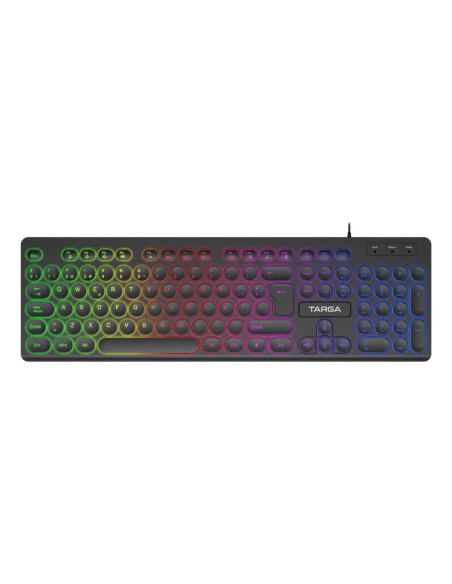 Kit Gamer Targa Jupiter 150 RGB Teclado Mouse y Parlantes Gamer