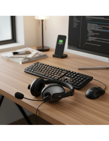 Kit Targa: Teclado + Mouse + Auriculares - Set PC Completo | 101dB