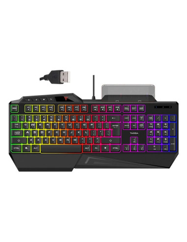 Combo Gamer Targa RGB: Teclado K120 + Mouse + Auriculares Diamond Pro | 101dB