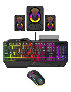 Combo Gamer Targa RGB: Teclado K120 + Mouse + Auriculares Diamond Pro | 101dB