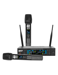 SKP Clarity II – Sistema Inalámbrico UHF Profesional Doble Micrófono | 101dB