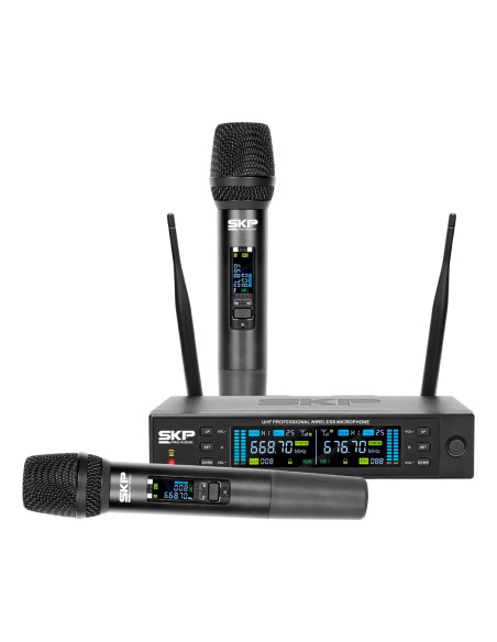 SKP Clarity II – Sistema Inalámbrico UHF Profesional Doble Micrófono | 101dB