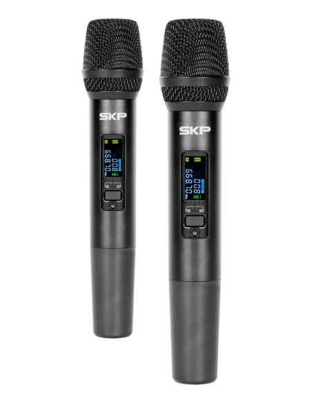 SKP Clarity II – Sistema Inalámbrico UHF Profesional Doble Micrófono | 101dB