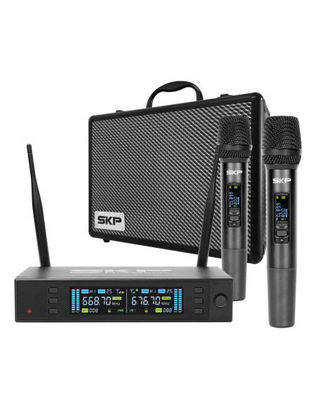SKP Clarity II – Sistema Inalámbrico UHF Profesional Doble Micrófono | 101dB