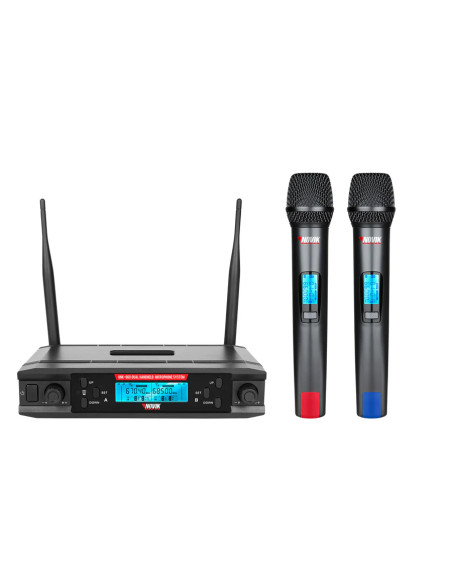 Set x2 Micrófonos Inalámbricos Novik UNK-660 UHF | 101dB