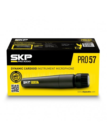 Micrófono SKP Pro-57 Dinámico Cardioide Percusión | 101dB